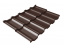 Металлочерепица Grand Line квинта уно модульная 0,45 RAL 8017 шоколад ##1