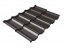 Металлочерепица Grand Line квинта уно модульная 0,5 Rooftop Matte RR 32 темно-коричневый ##1