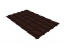 Металлочерепица Grand Line квадро профи 0,5 Velur X, RAL 8017 шоколад ##1