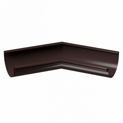 Внутренний угол желоба 135˚ Stal Premium, RAL 8019 шоколад #1