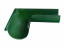 Угол желоба наружный 90º Grand Line Granite 125 мм, зеленый RAL 6005 ##1