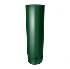 Труба соединительная круглая Grand Line Granite 90 мм, длина 1.0 м, зеленый RAL 6005