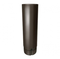 Труба соединительная круглая Grand Line Granite 90 мм, длина 1.0 м, темно-коричневый RR 32