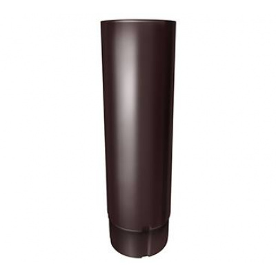 Труба соединительная круглая Grand Line Granite 90 мм, длина 1.0 м, коричневый RAL 8017 #1