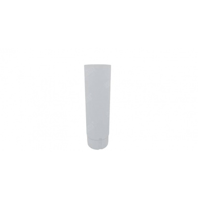 Труба соединительная круглая 100 мм Гранд Лайн Grand Line Granite, длина 1.0 м, цвет Ral 9003 (белый) #1