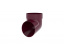 Колено сливное ПВХ Grand Line 135/90 мм, RAL 3005 красное вино ##1