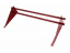 Снегозадержатель Grand Line (Гранд Лайн) Optima, трубчатый универсальный для металлочерепицы и мягкой кровли 1.0 м, цвет RAL 3011 (красный) ##1