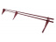 Снегозадержатель Grand Line (Гранд Лайн) Optima, трубчатый универсальный для металлочерепицы и мягкой кровли 3.0 м, цвет RAL 3005 (красный) ##1