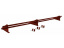 Снегозадержатель Оптима / Optima Grand Line, трубчатый для фальцевой кровли 3.0 м, цвет RAL 3009 (красный) ##1