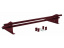 Снегозадержатель Оптима / Optima Grand Line, трубчатый для фальцевой кровли 1.0 м, цвет RAL 3005 (красный) ##1