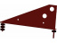 Кронштейн снегозадержателя Optima Grand Line (Гранд Лайн), цвет RAL 3011 (красный) ##1