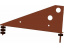Кронштейн снегозадержателя Optima Grand Line (Гранд Лайн), цвет RAL 8004 (терракота) ##1