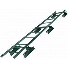 Лестница кровельная под фальц RAL 6005 (3м)