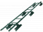 Лестница кровельная под фальц RAL 6005 (3м) ##1