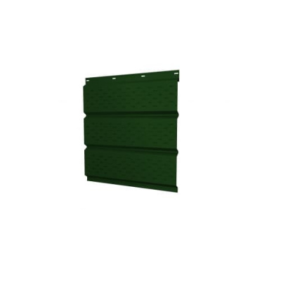 Софит металлический с полной перфорацией Grand Line / Гранд Лайн, PE 0.4, цвет Ral 6005 (зеленый мох) #1