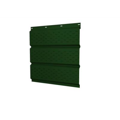 Софит металлический с полной перфорацией Grand Line / Гранд Лайн, PE 0.45, цвет Ral 6005 (зеленый мох) #1
