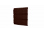Софит металлический без перфорации Grand Line / Гранд Лайн, Print 0.45, цвет Choco Wood (Шоколадное дерево) ##1