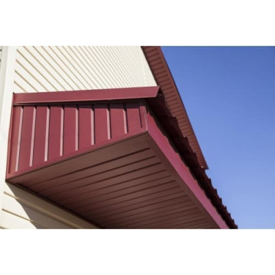 Софит металлический с центральной перфорацией Grand Line / Гранд Лайн, Rooftop Matte 0.5, цвет Ral 9005 (черный янтарь) #5