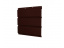 Софит металлический с полной перфорацией Grand Line / Гранд Лайн, GreenCoat Pural 0.5, цвет RR 32 темно-коричневый (Ral 8019) ##1