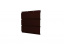 Софит металлический с центральной перфорацией Grand Line, Velur X 0.5, RR 32 темно-коричневый ##1