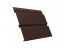 Софит металлический Квадро Брус с перфорацией Grand Line / Гранд Лайн, Satin Matt 0.5, цвет Ral 8017 (шоколад) ##1
