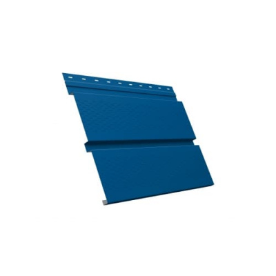 Софит металлический Квадро Брус с перфорацией Grand Line / Гранд Лайн, PE 0.4, цвет Ral 5005 (сигнально-синий) #1