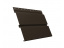 Софит металлический Квадро Брус с перфорацией Grand Line / Гранд Лайн, GreenCoat Pural Matt 0.5, цвет RR 32 темно-коричневый (RAL 8019) ##1