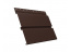 Софит металлический Квадро Брус с перфорацией Grand Line / Гранд Лайн, GreenCoat Pural 0.5, цвет RR 887 шоколадно-коричневый (RAL 8017) ##1