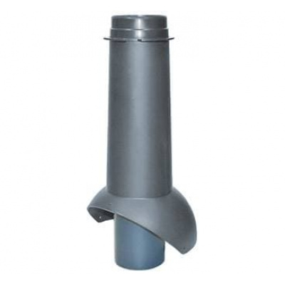 Изолированный вентиляционный выход Pipe-VT 110 Krovent (Кровент) для канализации, серый #1