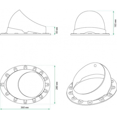 Проходной элемент Base-VT Seam 125/150 Krovent (Кровент) для мягкой и фальцевой кровли, коричневый #2