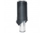 Изолированный вентиляционный выход Pipe-VT 125 Krovent (Кровент) для помещений, черный ##1
