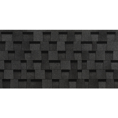 Ламинированная битумная черепица Docke Dragon STANDARD, Тёмно-серый #1