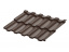 Металлочерепица Aquasystem Гётеборг, 0.5 PE Rooftop Matt, Zn 180, RR32 (темно-коричневый) ##1