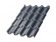 Металлочерепица Металл Профиль Монтерроса, NormanMP 0.5, серый графит RAL7024 ##1