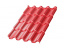 Металлочерепица Металл Профиль Монтерроса, NormanMP 0.5, коричнево-красный RAL3011 ##1