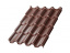 Металлочерепица Металл Профиль Монтерроса, NormanMP 0.5, коричневый шоколад RAL8017 ##1