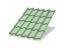 Металлочерепица Металл Профиль Монтекристо, NormanMP 0.5, зеленая пастель RAL6019 ##1
