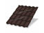 Металлочерепица Металл Профиль Монтекристо, NormanMP 0.5, коричневый шоколад RAL8017 ##1