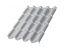 Металлочерепица Металл Профиль Монтерроса, NormanMP 0.5, серый RAL7004 ##1