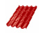 Металлочерепица Металл Профиль Монтерроса, NormanMP 0.5, красный насыщенный RAL3020 ##1