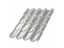 Металлочерепица Металл Профиль Монтерроса, NormanMP 0.5, серо-белый RAL9002 ##1