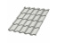 Металлочерепица Металл Профиль Монтекристо, NormanMP 0.5, серо-белый RAL9002 ##1