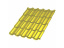 Металлочерепица Металл Профиль Трамонтана, NormanMP 0.5, желтый цинк RAL1018 ##1