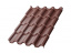 Металлочерепица Металл Профиль Монтерроса, VikingMP E 0.5, коричневый шоколад RAL8017 ##1