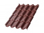Металлочерепица Металл Профиль Монтерроса, PURETAN 0.5, коричневый шоколад RAL8017 ##1