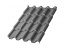 Металлочерепица Металл Профиль Монтерроса, PURETAN 0.5, темно-серый RR23 ##1
