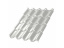 Металлочерепица Металл Профиль Монтерроса, PURETAN 0.5, чистый белый RAL9010 ##1