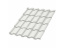 Металлочерепица Металл Профиль Монтекристо, PURETAN 0.5, чистый белый RAL9010 ##1