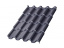 Металлочерепица Металл Профиль Монтерроса, PURMAN 0.5, серый графит RAL7024 ##1