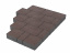 Тротуарная плитка Новый город 238x158x60мм Коричневый ##1